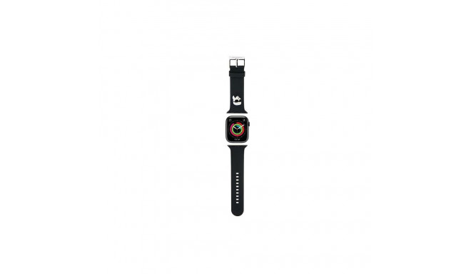 Karl Lagerfeld 3D Rubber Karl Head strap for Apple Watch 38/40/41mm - black