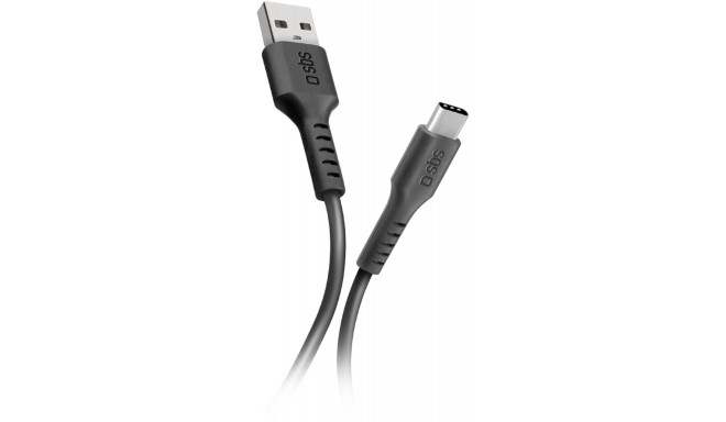 SBS cable USB - USB-C 1m, black