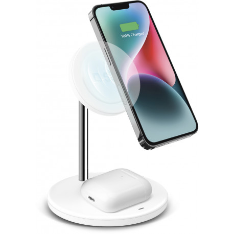 SBS Charging Stand 2in1, white