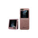 Guess Glitter Script case for Samsung Galaxy Z Flip 5 - pink
