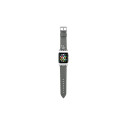 Karl Lagerfeld KLAWLOKHG Apple Watch Strap 42/44 / 45mm silver / silver strap Saffiano Karl Heads