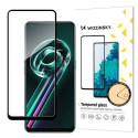 Wozinsky super tough full glue tempered glass full screen with frame case friendly realme 9 pro + (9
