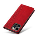 Magnet Strap Case Case for iPhone 12 Pro Max Pouch Wallet + Mini Lanyard Pendant Red