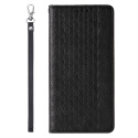 Magnet Strap Case for iPhone 12 Pro Max Pouch Wallet + Mini Lanyard Pendant Black