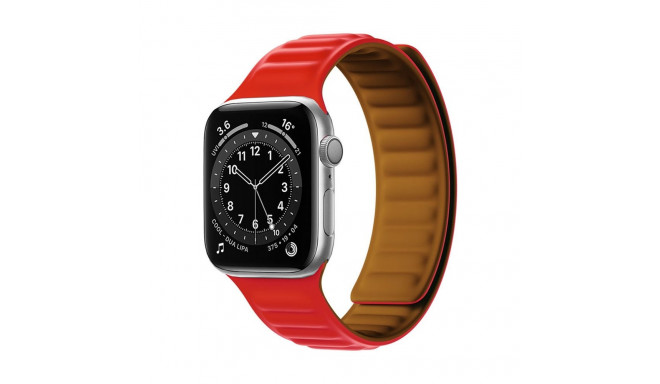 Magnetic Strap Magnetic Strap Bracelet for Apple Watch 42 / 44 mm - Red