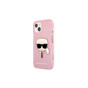 Karl Lagerfeld KLHCP13SKHTUGLP iPhone 13 mini 5,4" różowy/pink hardcase Glitter Karl's Head