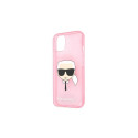 Karl Lagerfeld KLHCP13SKHTUGLP iPhone 13 mini 5,4" różowy/pink hardcase Glitter Karl's Head