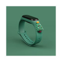 Strap Xmas for Xiaomi Mi Band 3 / 4 Christmas Silicone Strap Bracelet with Christmas Tree - Dark Gre