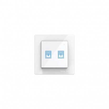 Wired roller blind switch white FZ-02M Tech Controllers