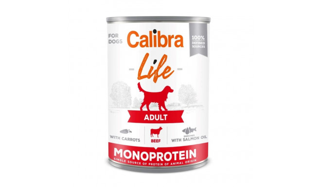 CALIBRA Adult Beef with carrots - wet dog food - 400g