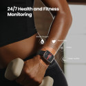 Huami Amazfit Active 2 Square, hõbedane/must