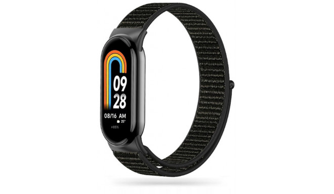 Tech-Protect kellarihm Nylon Xiaomi Smart Band 8/9/10, must