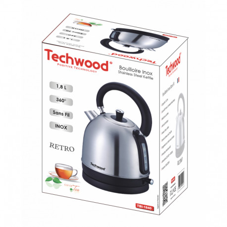 Water kettle Inox Silver 1,8L, silver