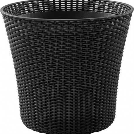Lillepotiümbris CONIC PLANTER 56L, must