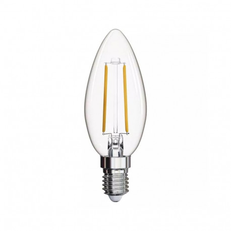 LED lamp E14 230V 1.8W 250lm, FILAMENT, soe valge, 2700K, EMOS