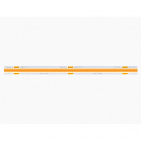 LED strip 24Vdc, 11W/m, COB 480LED/m, 1520lm, neutral white 4000K, IP20, 180°, LED LINE