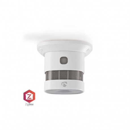 SmartLife Smoke Detector | Zigbee 3.0 | Battery Powered | Sensor life cycle: 10 year | EN 14604 | An
