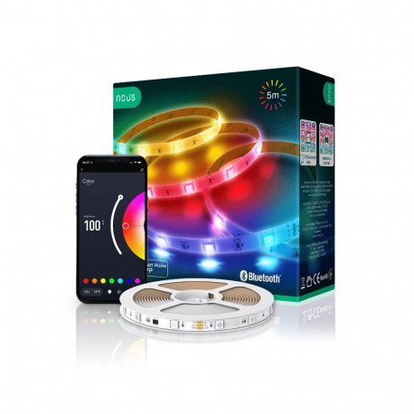 Nutikas RGB Bluetooth LED ribad F1, 5m, 24W, TUYA / Smart Life