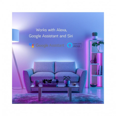 Smart Digital RGB IC WIFI LED Strip F4, 10m, 36W, TUYA / Smart Life