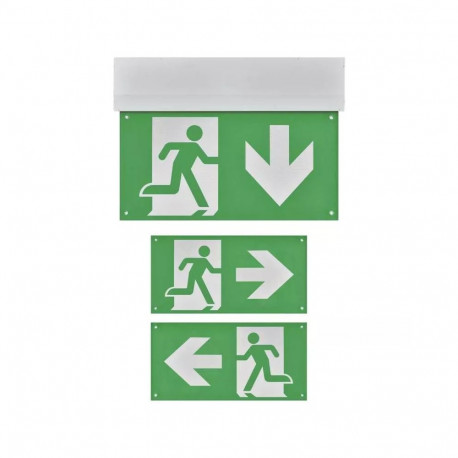 LED EXIT sign LED 230V AC 3W 30lm 3h., MT, EMOS