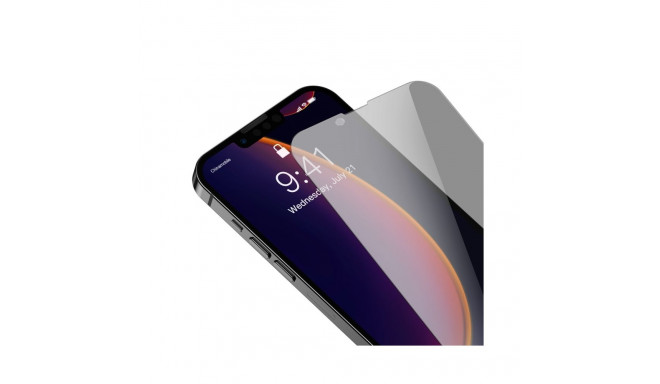 Kaitseklaas privaatsusfiltriga iPhone 13 mini jaoks (2 pcs), 0.3mm karastatud klaas