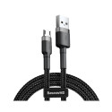 Cable USB A plug - micro USB plug 3.0m QC3.0 Cafule grey+black BASEUS