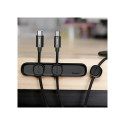 Juhtmehoidja 3 magnetilise kaabli adapteriga, must, BASEUS