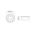 LED lamp SMD 5W, 220...260V, 400lm, 4000K neutraalne valge, 50mm, LED line