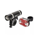 LED Bicycle Front Light 150lm and Back Light, 5× AAA, EMOS