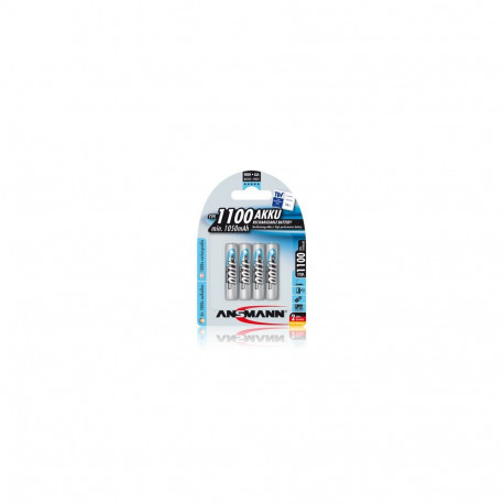 Aku R3 (AAA) 1.2 V, 1100 mAh,  Ni-Mh ANSMANN (4tk.pakis)