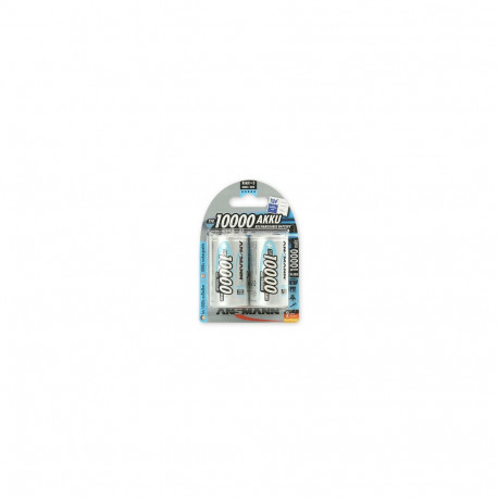 Rechargeable batteries R20 (D) 1.2V 10000mAh Ni-Mh ANSMANN 2pcs blister