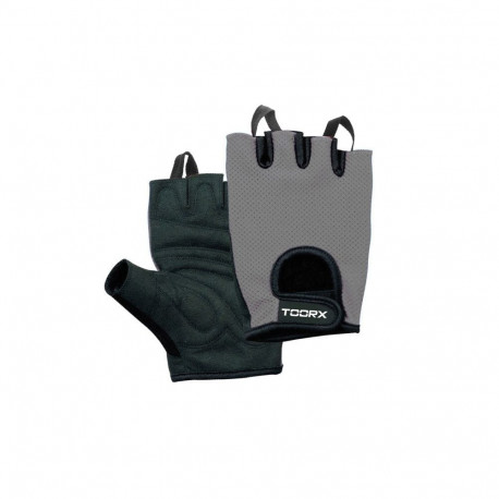 Toorx training gloves AHF027 S black/grey suede and micro-mesh