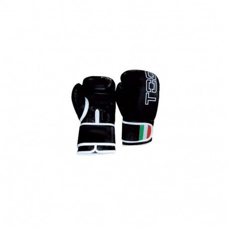 Boxing gloves TOORX LEOPARD BOT-003 12oz black eco leather