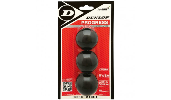 Squash ball Dunlop PROGRESS 3-blister