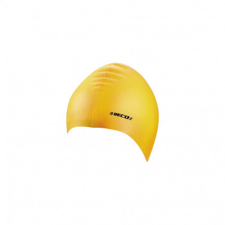 Silicone swimming cap BECO 7390 2 yellow, unisex