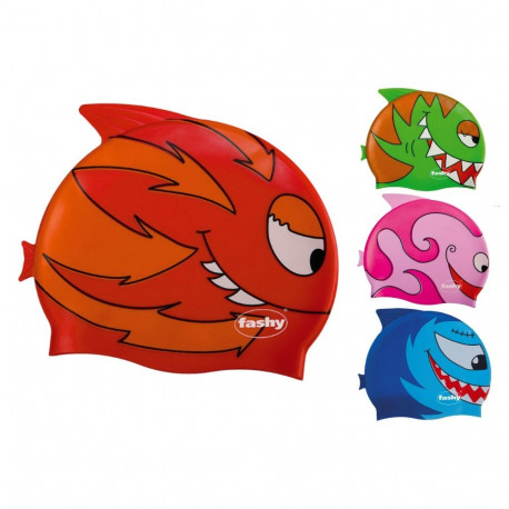 Silicone swimming cap FASHY 3048 00 assort., kids