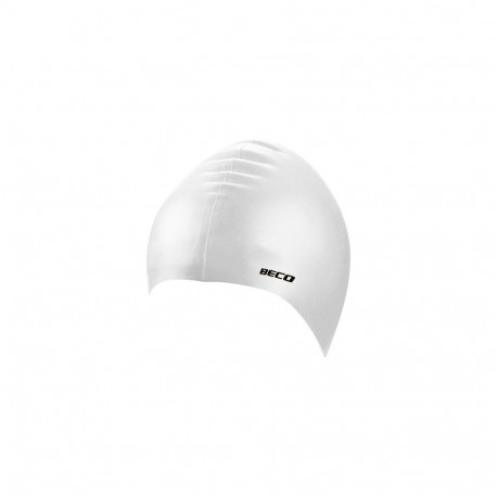 Silicone swimming cap BECO 7390 1 white, unisex
