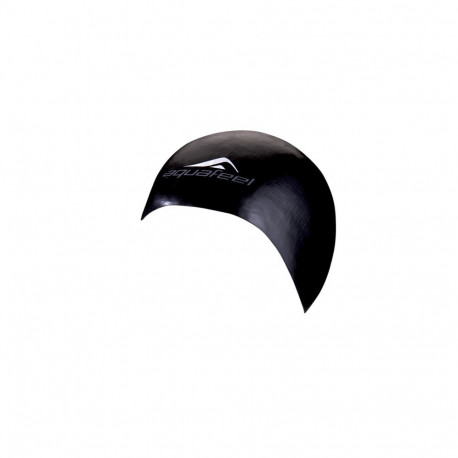 Silicone swimming cap AQUAFEEL BULLITT 3046 20 black, unisex