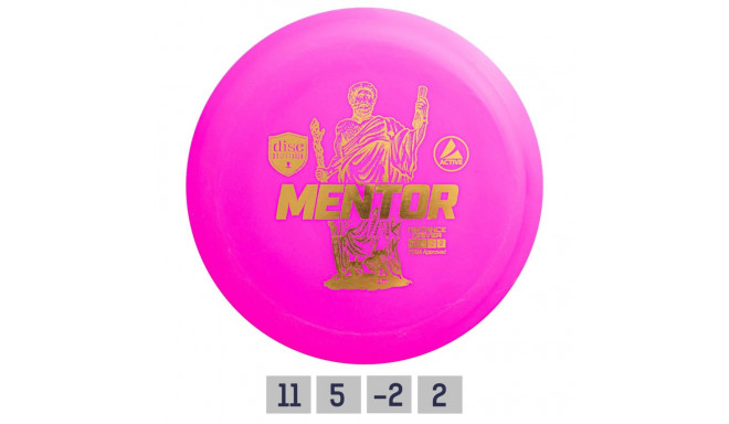 Discgolf DISCMANIA Distance Driver MENTOR Acrtive 11/5/-2/2 Pink