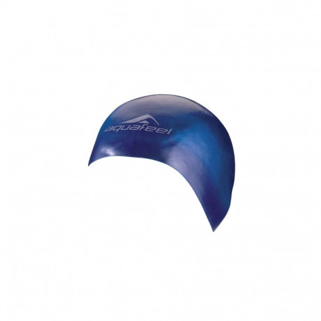 Silicone swimming cap AQUAFEEL BULLITT 3046 54 navy, unisex