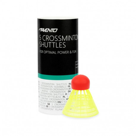 Speedbadminton shuttles in tube AVENTO 46SH 5 pcs