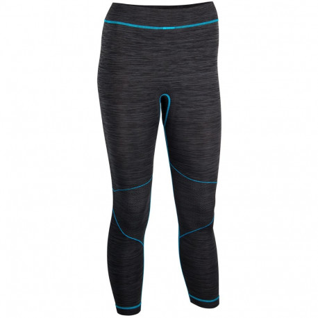 Thermo pants for women AVENTO 0774 36 Black/Aqua