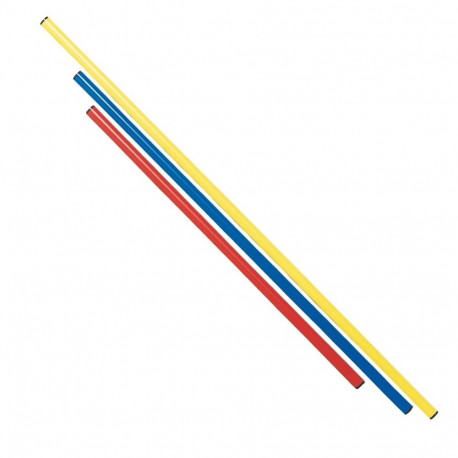 Plastic gimnastic stick TREMBLAY 120cm D25 red