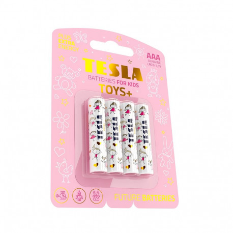 TESLA Batteries AAA Toys Girl  LR03/1.5V 4pcs