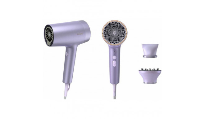 Philips BHD720/10  1800 W  Number of temperature settings 4  Ionic function  Diffuser nozzle  Purple
