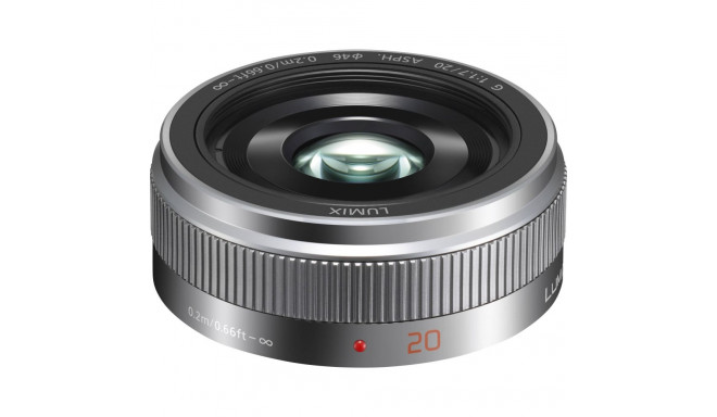 Panasonic LUMIX G 20mm / F1.7 II ASPH. (H-H020AE-S) Silver