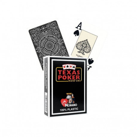 Modiano Texas Hold Em Playing Cards (Black)