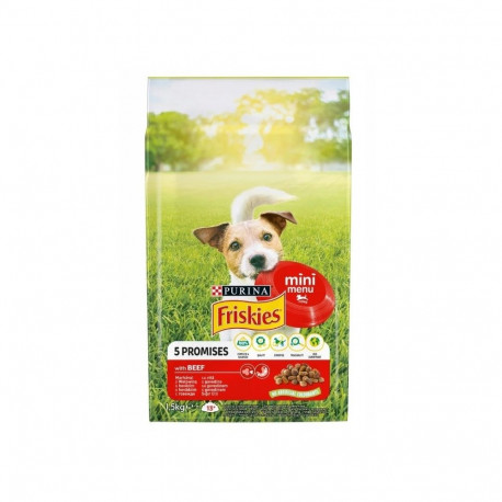 Dry Dog Food - Friskies Mini Menu Beef, Red