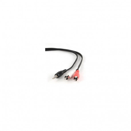 Audio Cable - Gembird 3.5mm/2xrca, Black, Red, White