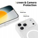 Tech-Protect kaitseümbris Apple iPhone 17 Pro Max MagSlim MagSafe, valge/matt